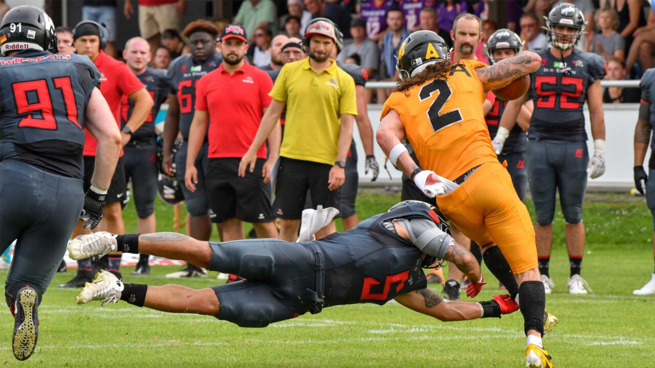 Erster Heimsieg der Kirchdorf Wildcats im Bayern-Derby gegen die Munich Cowboys