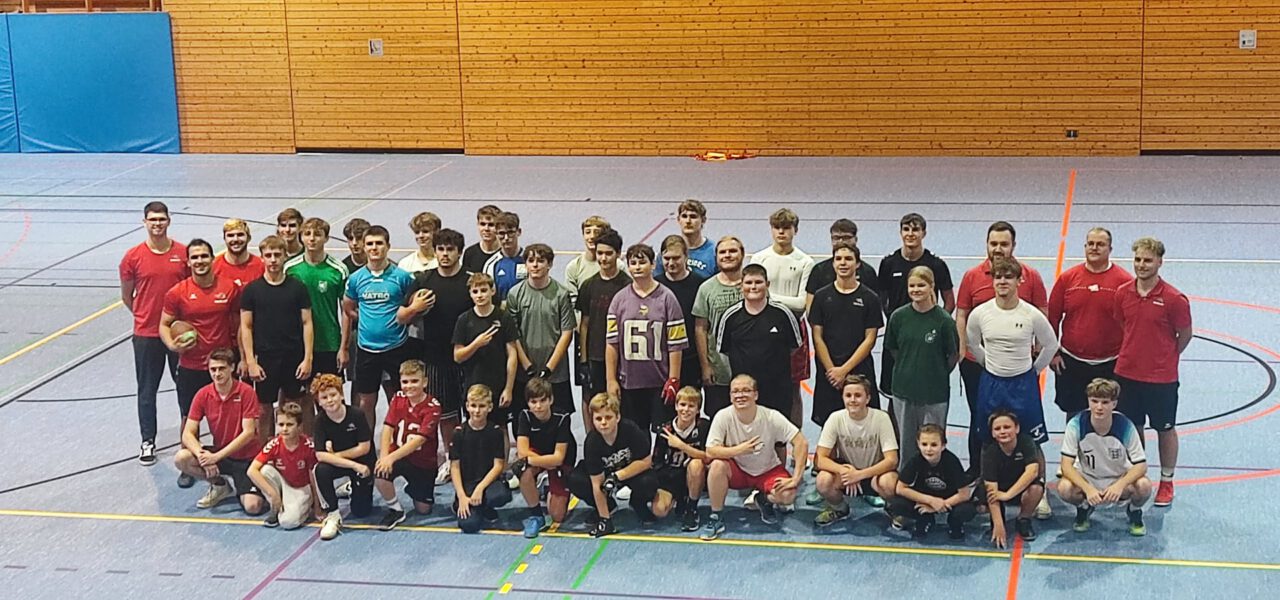 Erfolgreiches Open Practice für das Flag- und Jugendteam der Kirchdorf Wildcats