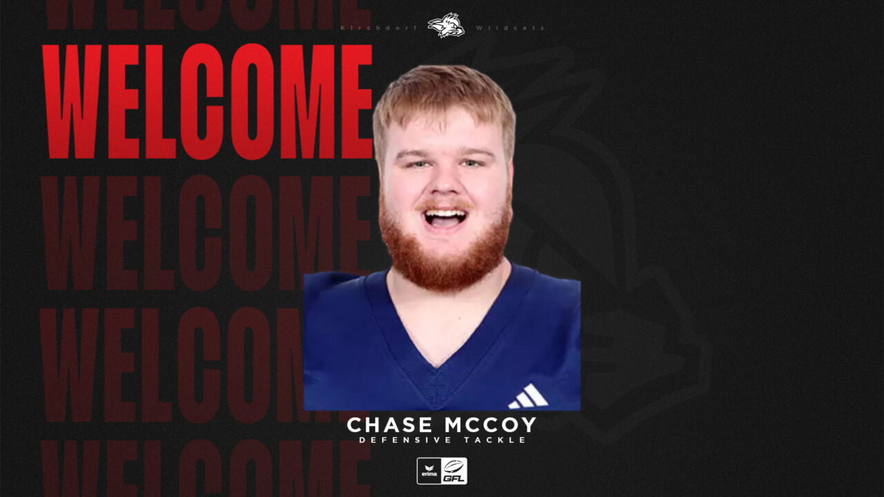 *Kirchdorf Wildcats verpflichten Defensive Tackle Chase McCoy*