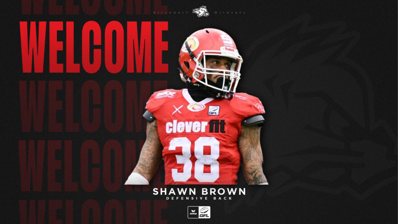 Shawn Brown verstärkt die Defense der Kirchdorf Wildcats🐾🏈